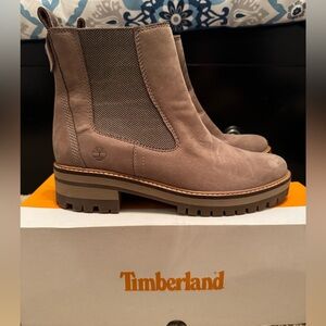 Timberland Beige Ankle Boots